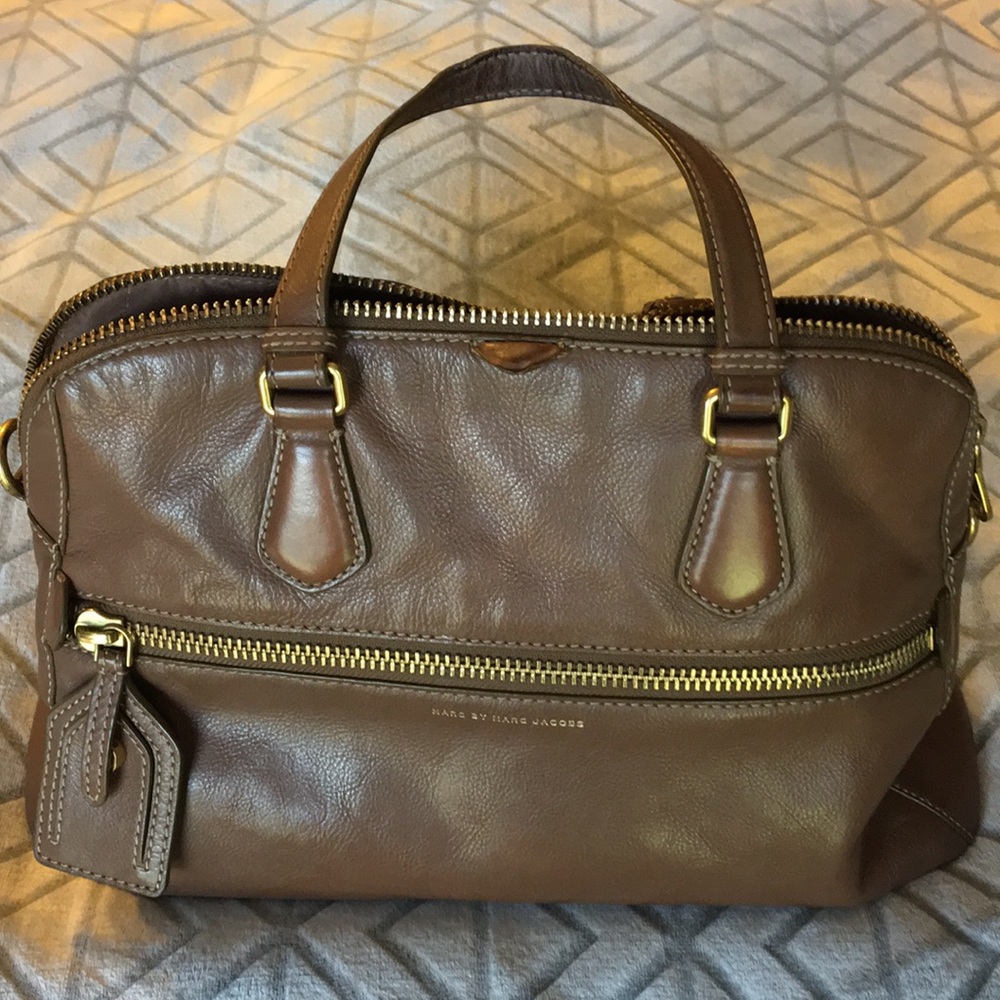 Brown leather Marc by Marc Jacobs handbag